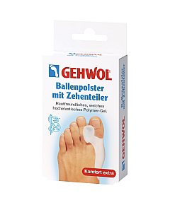 Gehwol Ballenpolster mit Zehenteiler - Гель-корректор и накладка на большой палец 1 шт